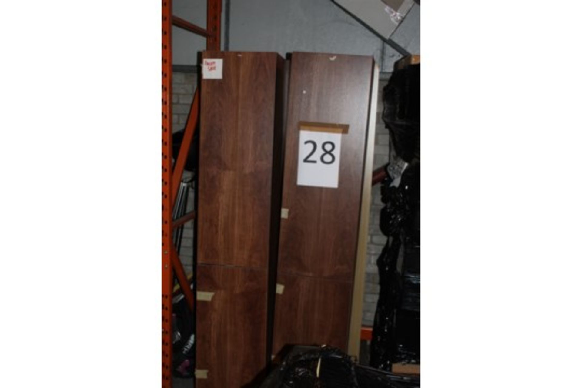 Lot to Contain 4 Tall 2 Door Bathroom Storage Cabinets (Public Viewing and Appraisals Available)(