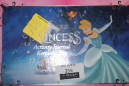 Lot to Contain 6 Assorted Children's Items to Include Disney Princess Keepsake Boxes, Spiderman