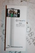 Lot to Contain 2 Boxed Cliquefie Max Selfie Sticks in White Combined RRP £120