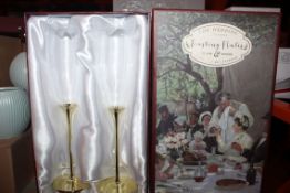 Lot to Contain 2 Boxed Brand New The Wedding Of The Season Toasting Flute Sets Combined RRP £50