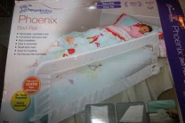 Lot to Contain 4 Boxed Assorted Items to Include a Beba Style Junior High Chair, Phoenix Bed Rail,