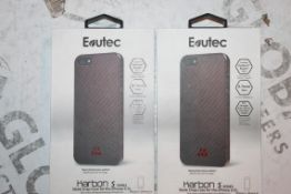 Lot to Contain 10 Assorted Brand New Evutec Carbon and Wood Edition Phone Cases Combined RRP £170