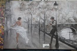 Walk On By By Artist Carol Karolewicz Wall Art Picture RRP £100 (Public Viewing and Appraisals