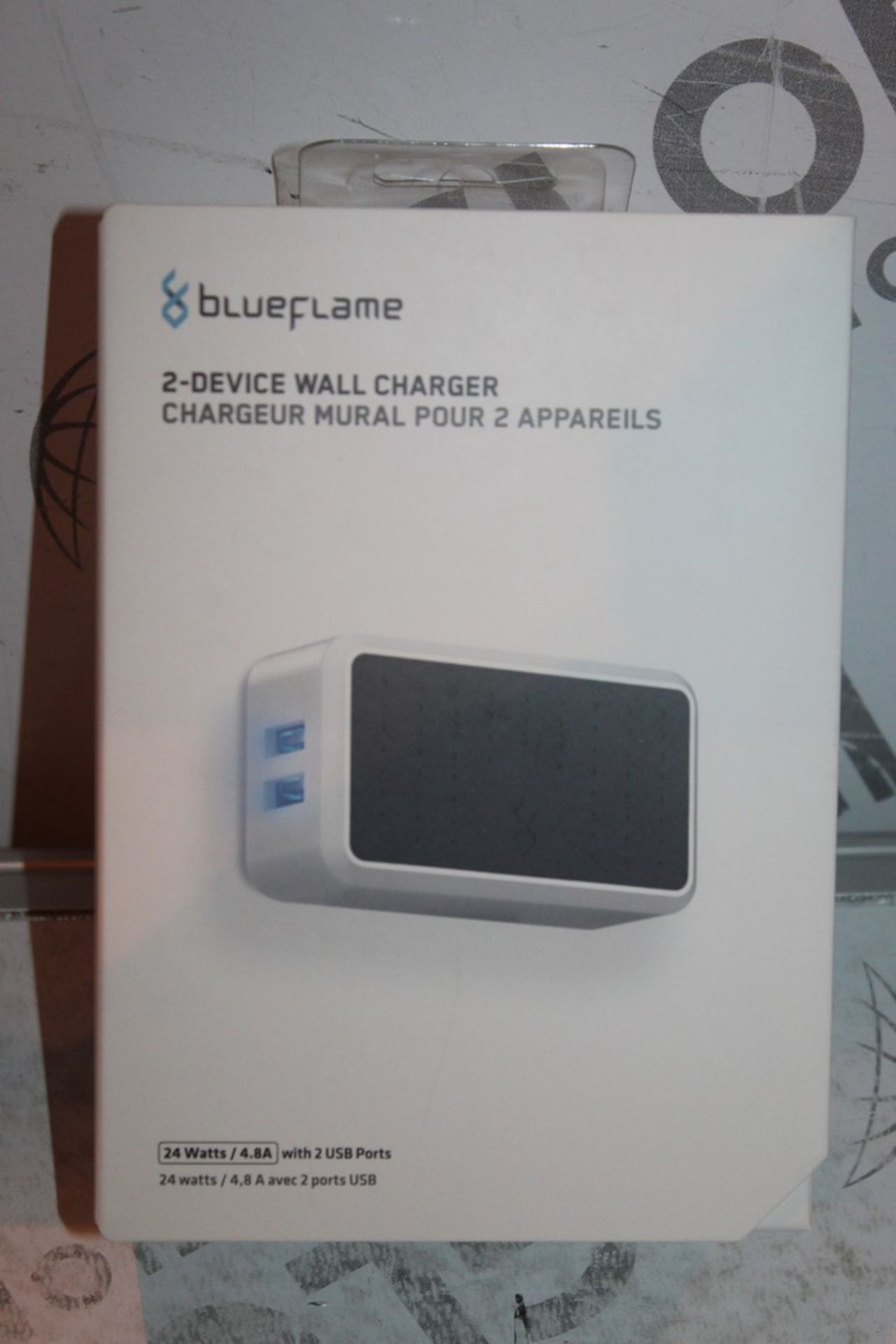 Lot to Contain 4 Blue Flame 4 Device Wall Chargers Combined RRP £40