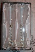 Lot to Contain 4 Brand New Sets of 2 The Wedding To Love And To Honour Toasting Flute Sets