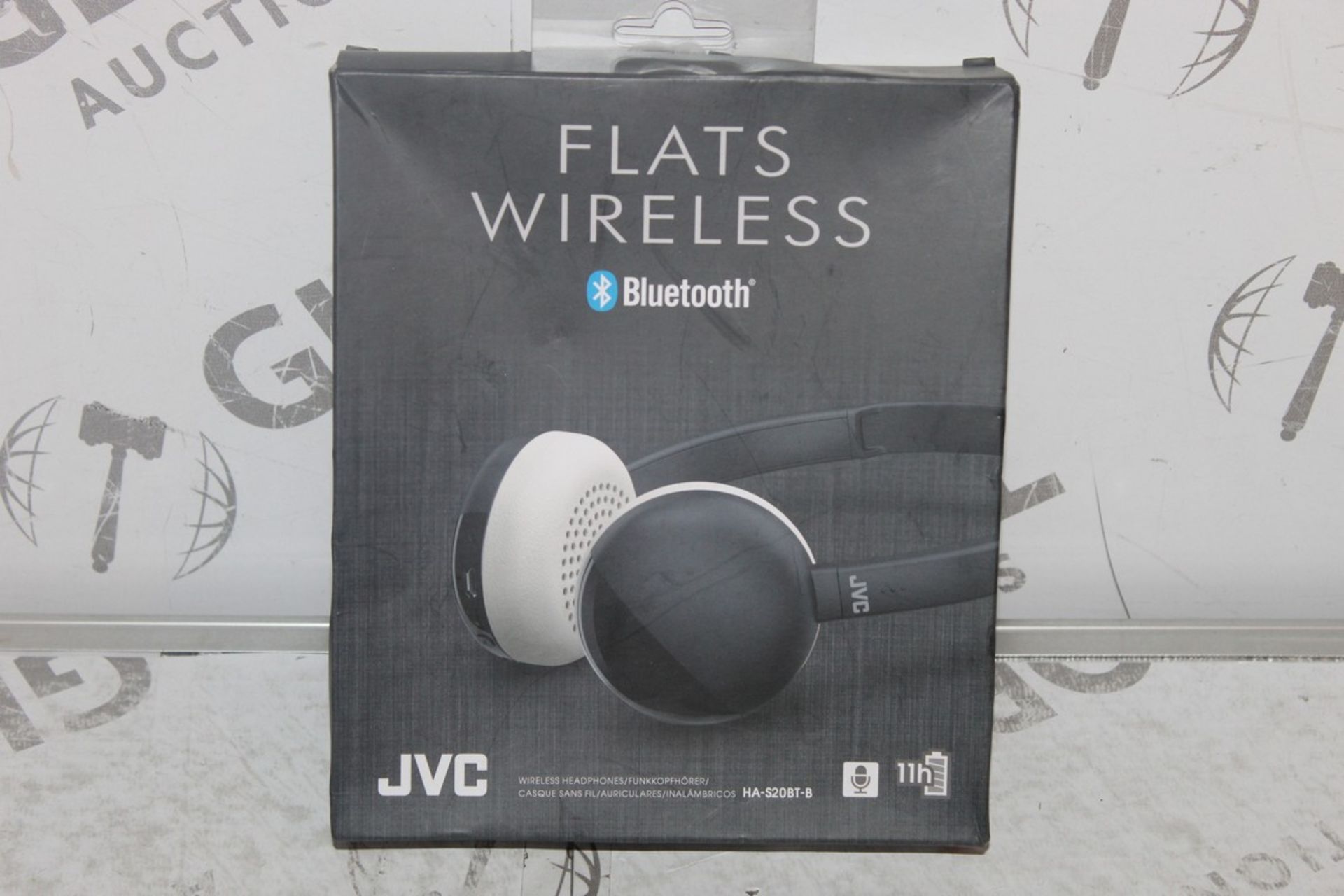 Lot to Contain 2 Boxed Pairs of JVC Flats Pairs of Wireless Headphones Combined RRP £60 (Public