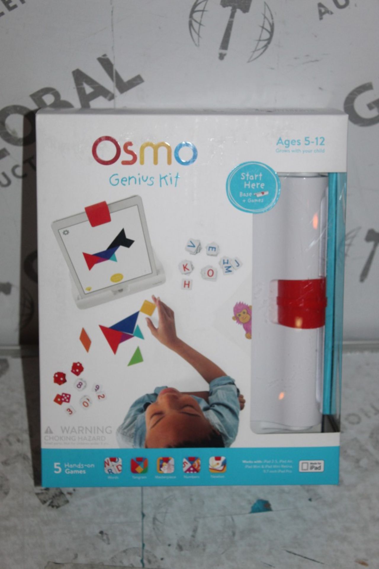 Lot to Contain 2 Osmo Genius Kit Ages 5 - 12 Interactive iPad Games with Base Combined RRP £240