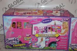 Boxed Sparkle Girls Camper Van Set (Public Viewing and Appraisals Available)