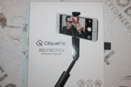 Boxed Cliquefie Space Grey Selfie Stick RRP £65