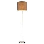 Boxed Globo Fabric Shade Floor Lamp RRP £65 (16367) (Public Viewing and Appraisals Available)