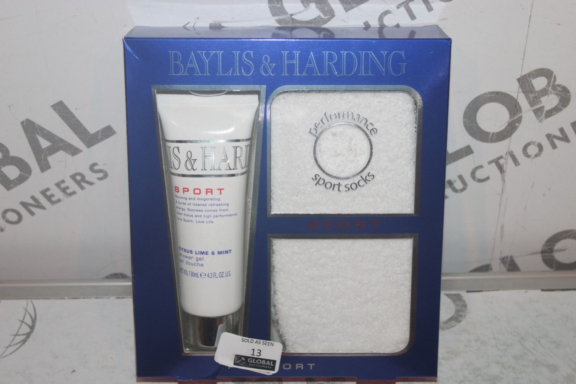 Lot to Contain 6 Brand New Boxed Bayliss and Harding Sport Citrus Lime and Mint Shower Gel Box