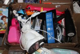 Lot to Contain a Large Assortment of Items to Include Cotton Mops, Table Lamp Bases, Flasks, Pans,