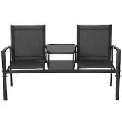 Boxed George at Home Miami Jack and Jill 2 Seater Garden Set RRP £100 (Public Viewing and Appraisals