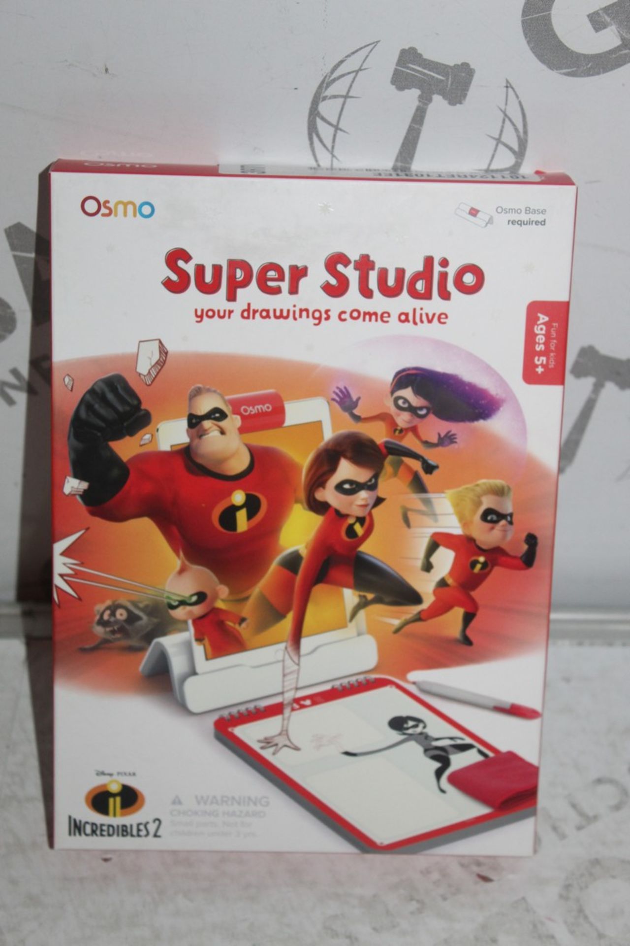 Lot to Contain 5 Osmo Super Studio Drawings Come to Life Incredibles 2 Interactive Games Combined