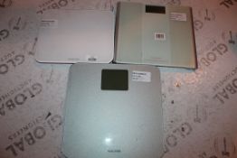 Lot to Contain 3 Assorted Salter Ultimate Weighing Scales Combined RRP £105 (RET00229900)(