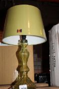 Boxed Dar Fontana Green Table Lamp RRP £50 (15907) (Public Viewing and Appraisals Available)