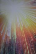 Closeup Multi-Colour Explosion Picture,RRP£50.00 (13820) (Public Viewing and Appraisals Available)