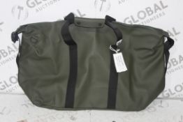 Rains Khaki Green Holdall RRP £60 (4019631) (Public Viewing and Appraisals Available)