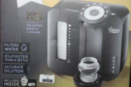 Boxed Tommee Tippee, Closer to Nature, Perfect Preparation Bottle Warming Station, Black, RRP£105.00