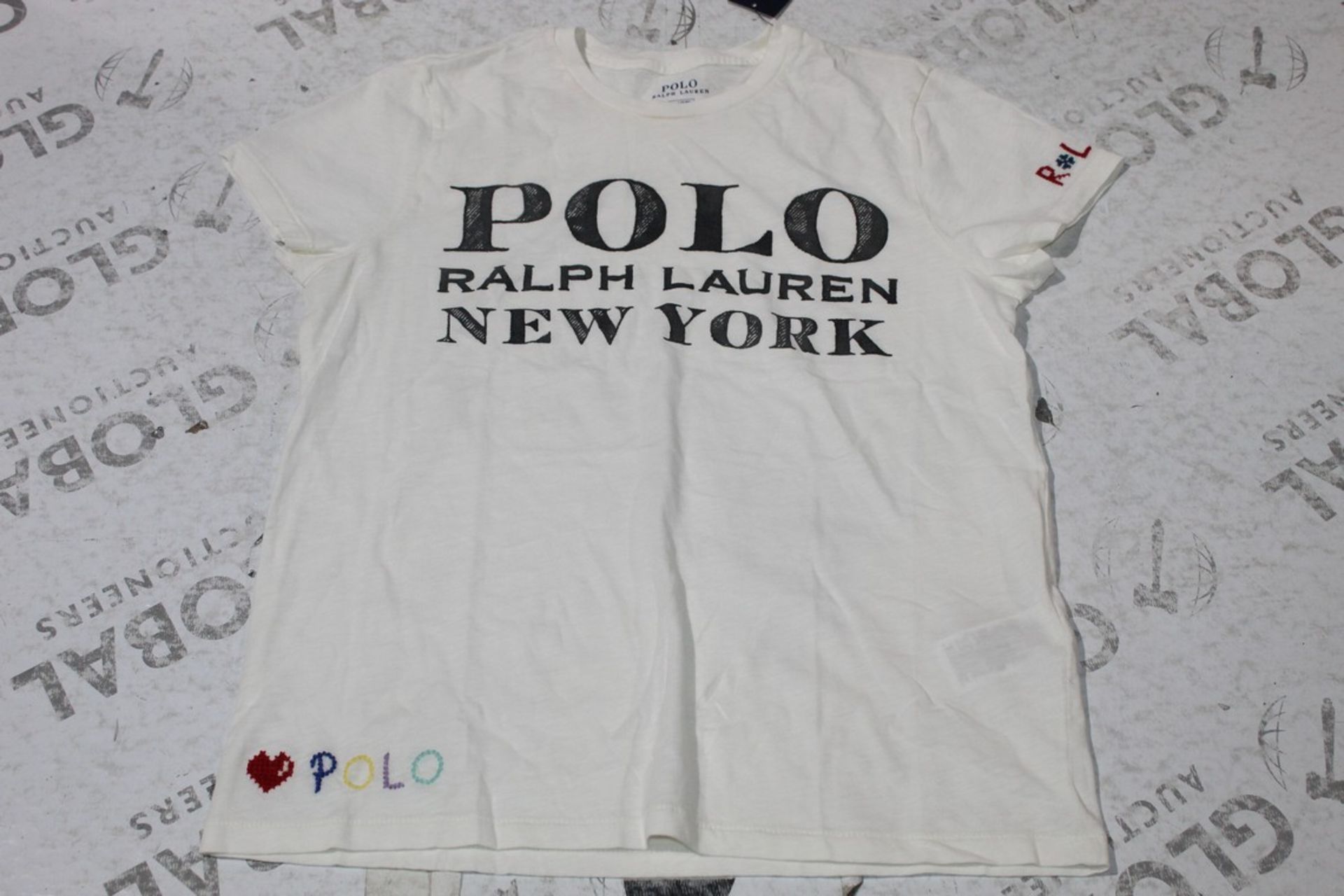 Polo Ralph Lauren Size Medium Girls T-Shirt RRP £85 (4056959) (Public Viewing and Appraisals