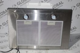 Boxed Stainless Steel and Black Box Cooker Hood RRP £135 (Public Viewing and Appraisals Available)