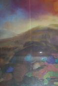 Tryptic Coloured Landscape Wall Art Picture RRP £100 By Artist Scott Nasmith (Public Viewing and