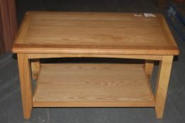 Solid Wooden Low Level, Coffee Table, RRP£100.00 (14589) (Public Viewing and Appraisals Available)