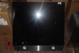UBDAHH60BK 60CM Black Glass Angled Cooker Hood (Public Viewing and Appraisals Available)