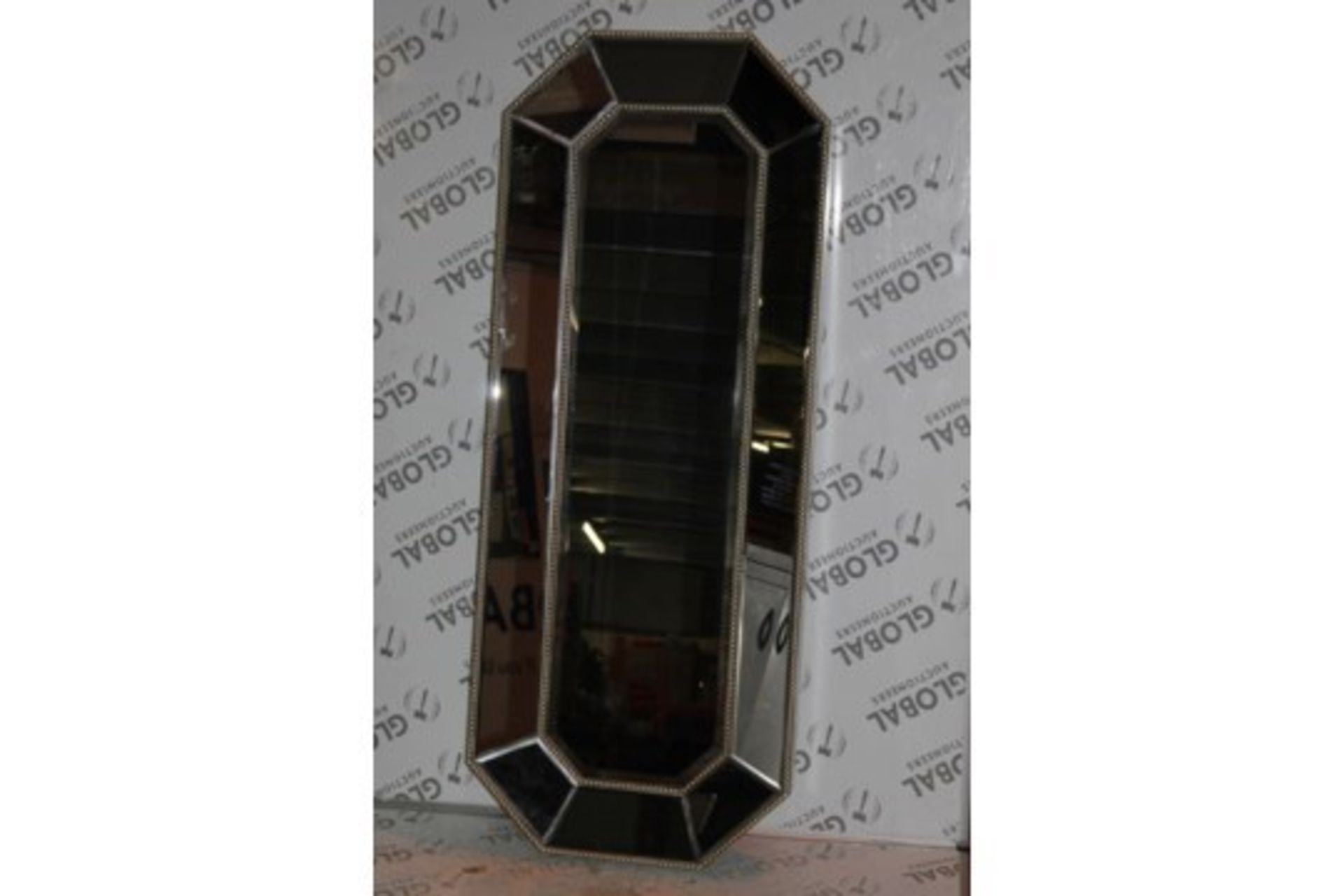 Boxed AMD903 60 x 150cm Bevelled Edge Octagonal Mirror RRP £499