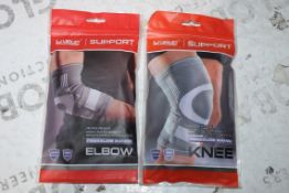 Assorted Brand New Knee and Elbow Pads by Live Up Support in Assorted Sizes