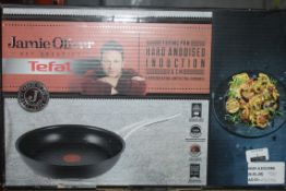 Boxed Jamie Oliver Tefal Hard anodised Induction Frying Pan, RRP£55.00 (4152256) (Public Viewing and