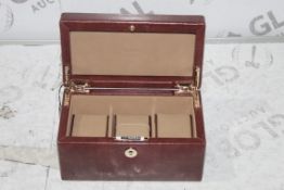 Boxed Dulwich Brown Leather Lunch Box RRP £80 (4020467) (Public Viewing and Appraisals Available)