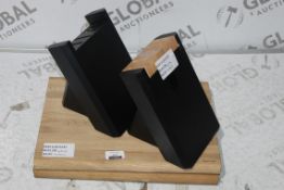 Assorted Items to Include Robert Welsh Solid Wooden Chopping Boards and Sabatier Knife Blocks RRP £