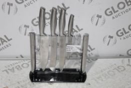 Sabatier 5 Piece Knife and Block Set RRP £105 (409