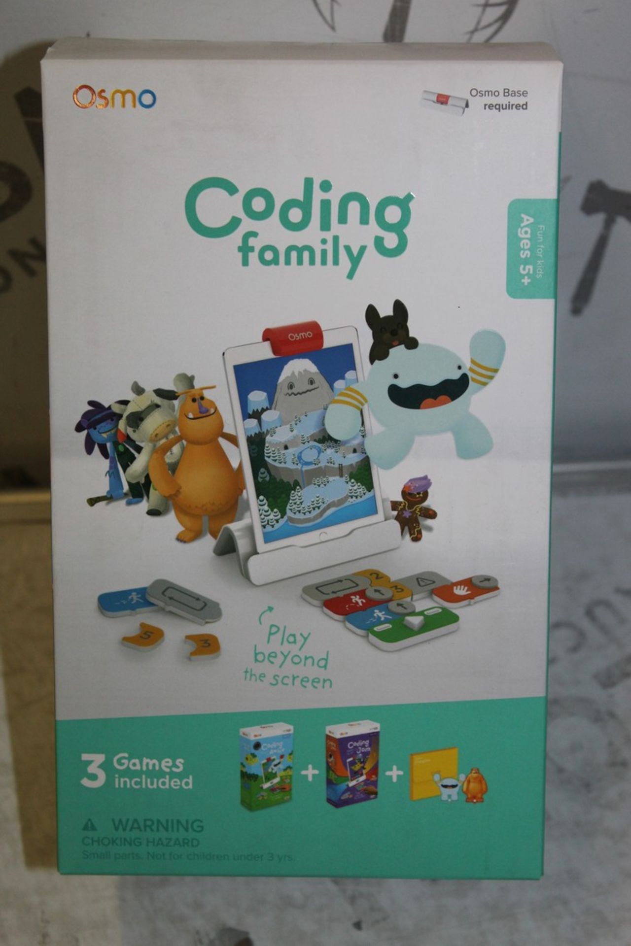 Boxed Osmo Coding Family, Interactive Gameplay, APPLE iPad Enabled, Educational Game set, RRP£100.