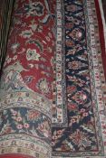 Keshan 193 x 248cm Oriental Style Hand Loomed Floor Rug (2919) RRP £980
