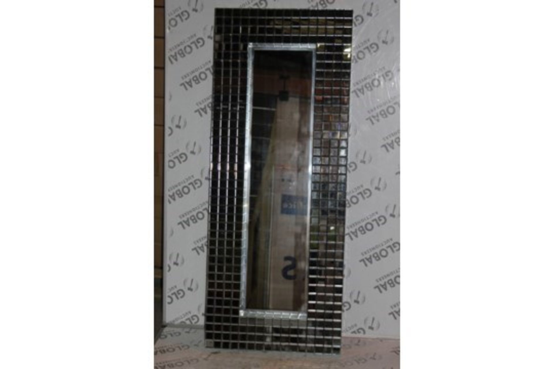 Boxed YC0059 120 x 80cm Block Mirror RRP £399