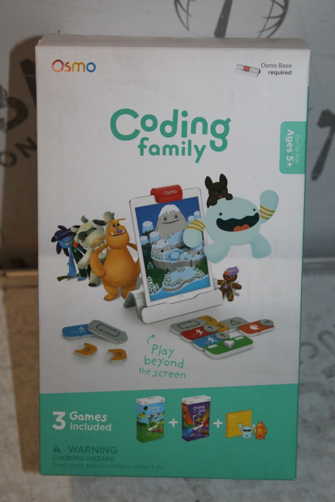 Boxed Osmo Coding Family, Interactive Gameplay, APPLE iPad Enabled, Educational Game set, RRP£100.
