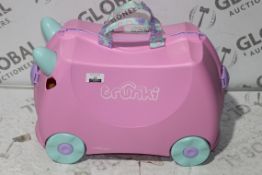 Assorted Items to Include a Trunki Ride on Children's Suitcase, Two Olly the Owl grow Friends