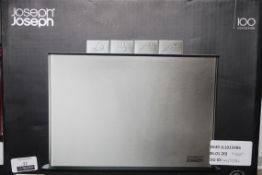 Boxed Joseph Joseph Index 100 Large Chopping Board Set with Stainless Steel RRP £150 (4147684) (