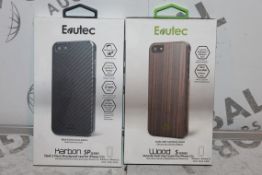 Lot to Contain 10 Brand New Assorted Evutec Wood and Carbon Series iPhone Cases Combined RRP £100