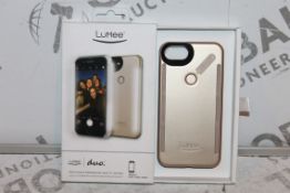 Lot to Contain 5 Lumee Professional Lighting Phone Cases for Iphones Ranging From 6 - 8+ Combined