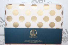 Brand New Dabney Lee Golden Dots Macbook Polka Dot Pro 13Inch Laptop Sleeve RRP £55