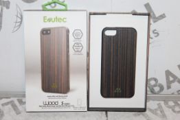 Lot to Contain 10 Brand New Assorted Evutec Wood and Carbon Phone Cases for Iphone 5 and Iphone 6