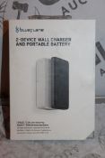 Boxed Blue Flame 2 Device Wall Charger and Portable Battery Combined RRP £42