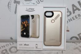 Lot to Contain 5 Lumee Professional Lighting Phone Cases for Iphones Ranging From 6 - 8+ Combined