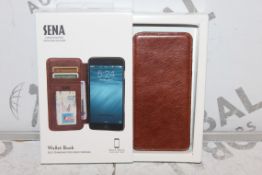 Lot to Contain 10 Brand New Sena Wallet Books Self Standing iPhone Cases for iPhone 6 and 6S