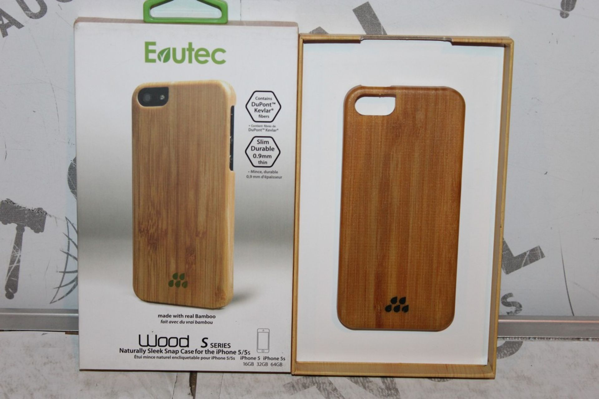 Lot to Contain 10 Brand New Evutec Wood Edition Snap On Cases for iPhone 5 and 5S Combined RRP £120