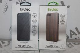 Lot to Contain 10 Brand New Assorted Evutec Wood and Carbon Series iPhone Cases Combined RRP £100