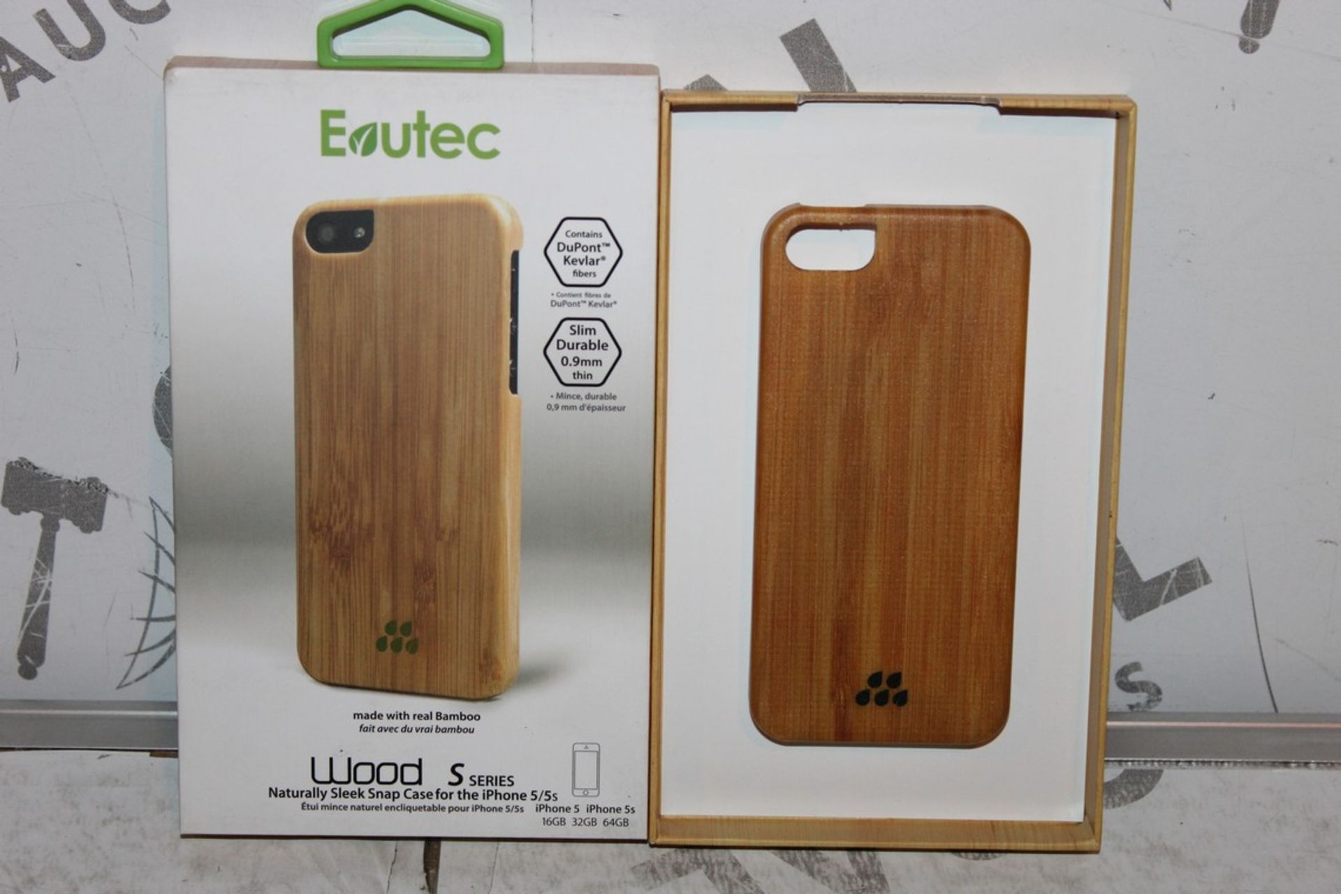 Lot to Contain 10 Brand New Evutec Wood Edition Snap On Cases for iPhone 5 and 5S Combined RRP £120